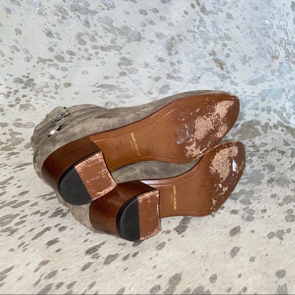 Sold 💕Saint Laurent Blake suede ankle booties - Picture 5 of 6